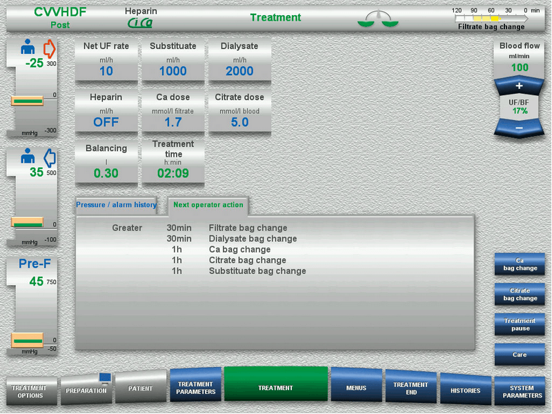 Interfaz de multiFiltratePRO